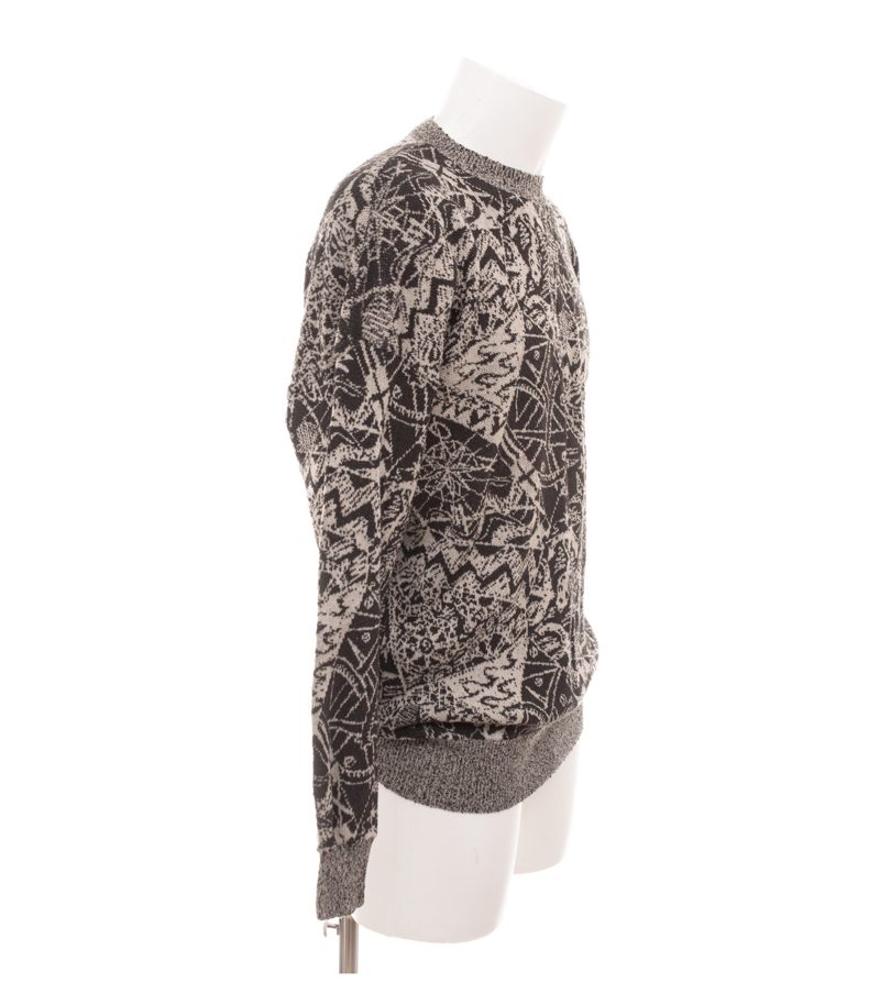 MISSONI Herren Strickpullover Gr. 54 Grau-Beige Dehnbar Vintage – Foto 2