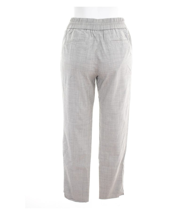 J.CREW Damen Hose Gr. 0 DE 34 Hellgrau Wolle – Foto 3