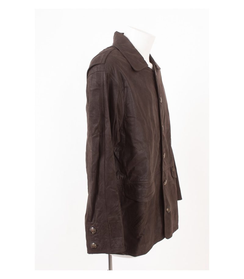 ETC MAX WLB Jacke Gr. 48/S Braun Leder NEU – Foto 2