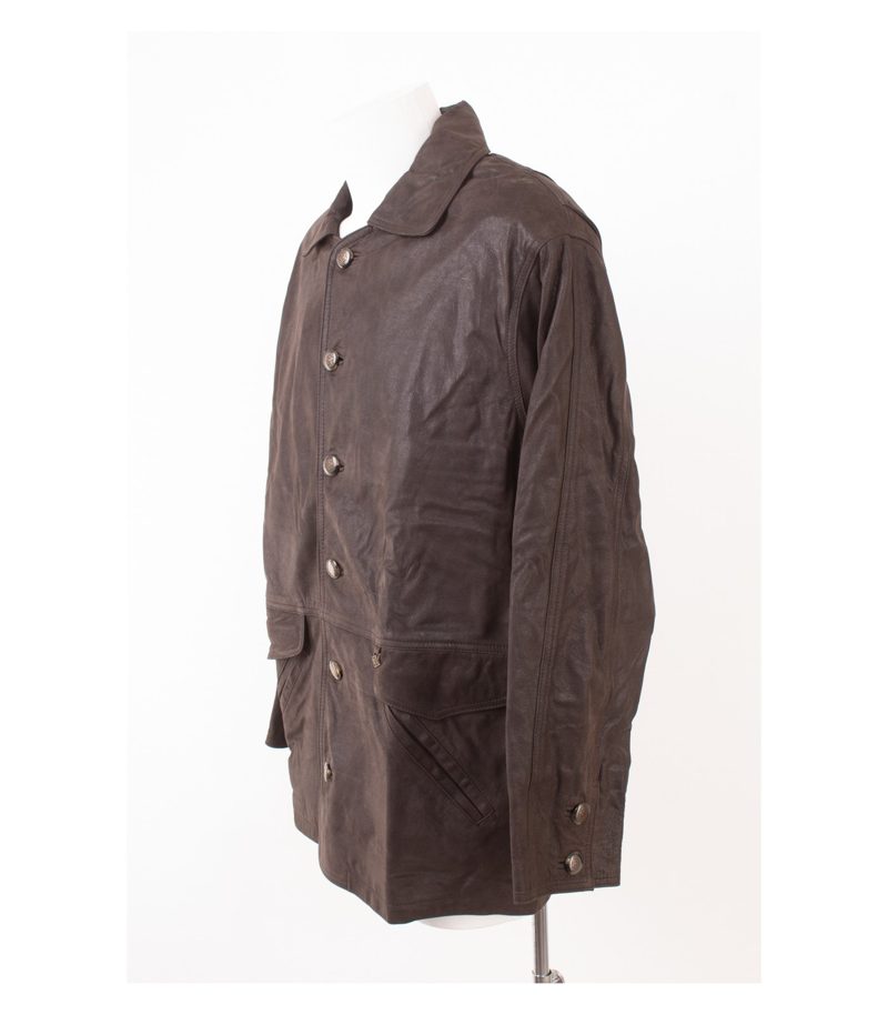 ETC MAX WLB Jacke Gr. 48/S Braun Leder NEU – Foto 3