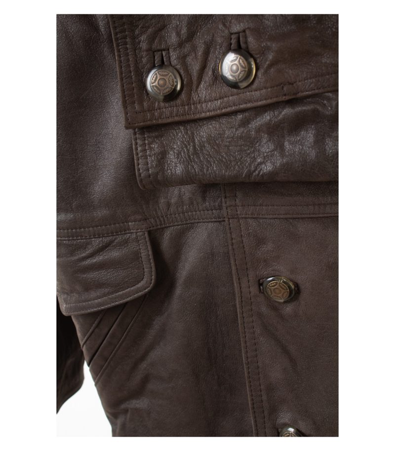 ETC MAX WLB Jacke Gr. 48/S Braun Leder NEU – Foto 5