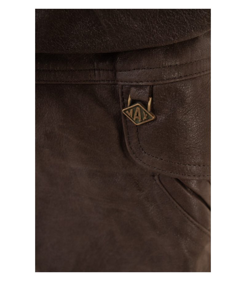ETC MAX WLB Jacke Gr. 48/S Braun Leder NEU – Foto 6