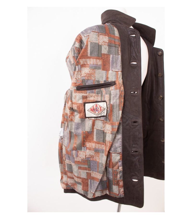 ETC MAX WLB Jacke Gr. 48/S Braun Leder NEU – Foto 9