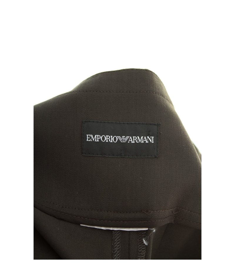 EMPORIO ARMANI Damen Hose Gr. DE 40 Karottenhose Grauoliv – Foto 3