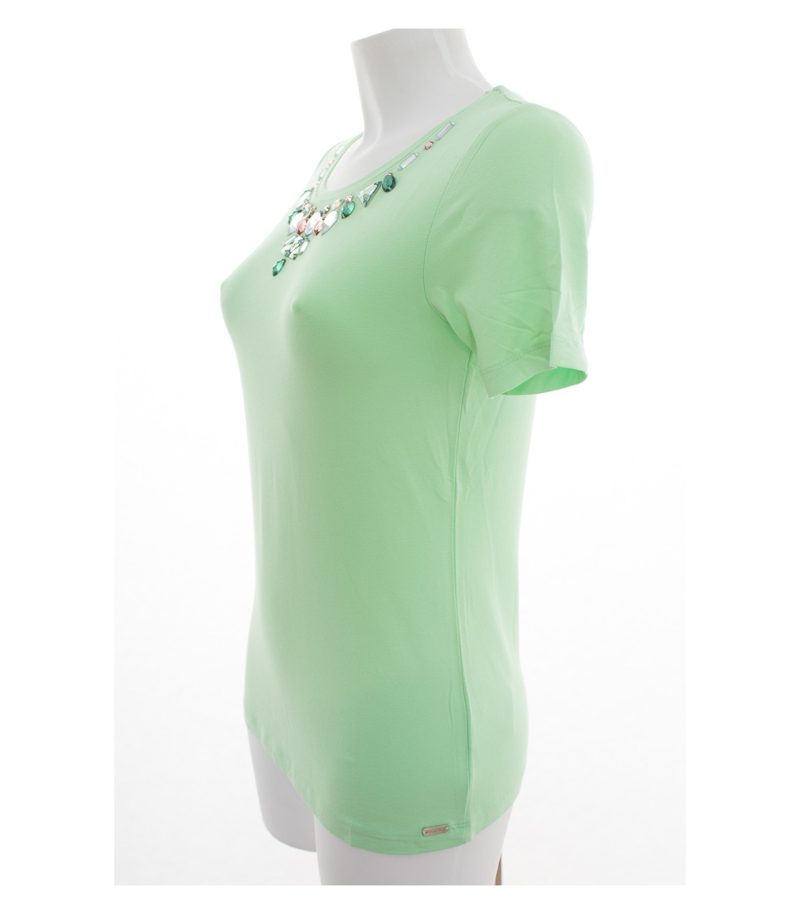 Sarah Kern Damen T-Shirt Shirt Freizeitshirt Apfelgrün Gr. DE 34 NEU – Foto 2