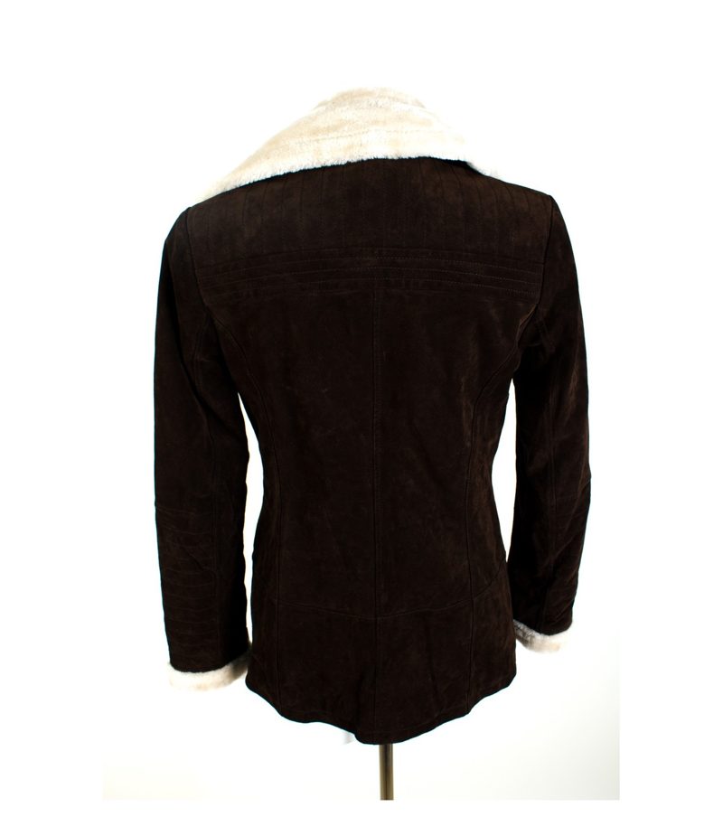 ARTURO Damen Veloursleder-Jacke Winterjacke Gr. DE 36 NEU – Foto 4