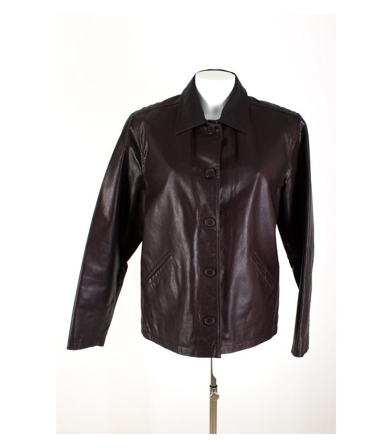 CANDA C&A Damen Lederjacke Blazer Gr. 40 Leder – Foto 1