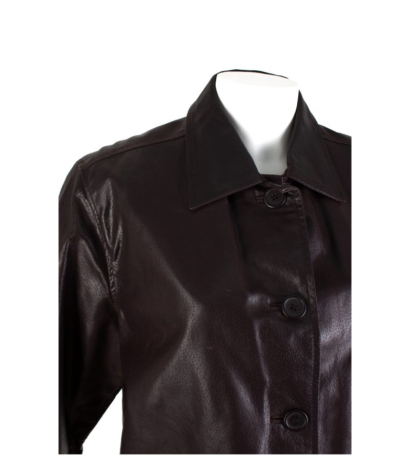 CANDA C&A Damen Lederjacke Blazer Gr. 40 Leder – Foto 2