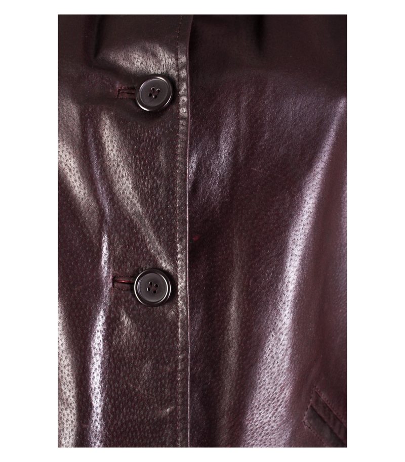 CANDA C&A Damen Lederjacke Blazer Gr. 40 Leder – Foto 3