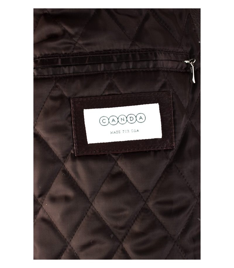 CANDA C&A Damen Lederjacke Blazer Gr. 40 Leder – Foto 5