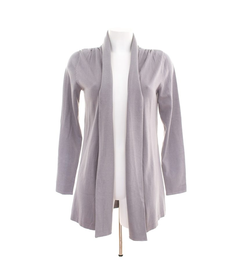 Sarah Kern Damen Strickjacke Cardigan Lagenlook Gr. DE 34 Grau Strick NEU – Foto 1