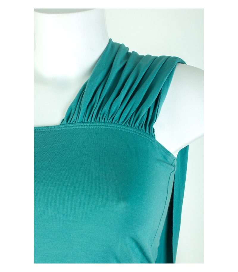 antonio marras Damen 1-Schultertop Top T-Shirt Ärmellos Gr. IT 44/DE 38 – Foto 2