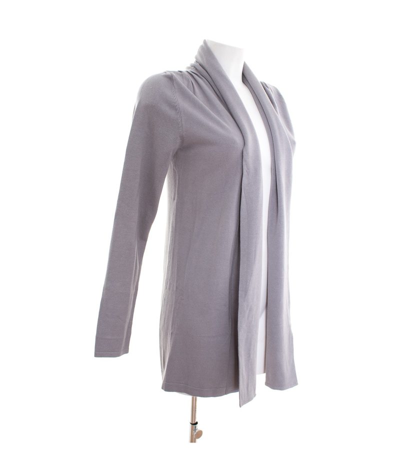 Sarah Kern Damen Strickjacke Cardigan Lagenlook Gr. DE 34 Grau Strick NEU – Foto 2