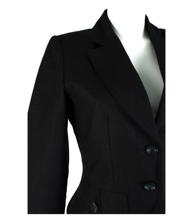 isabel & nina Hosenanzug: 3/4 Arm Hose Gr. DE 38 Gr. Blazer DE 36 Krze Leinen – Foto 2