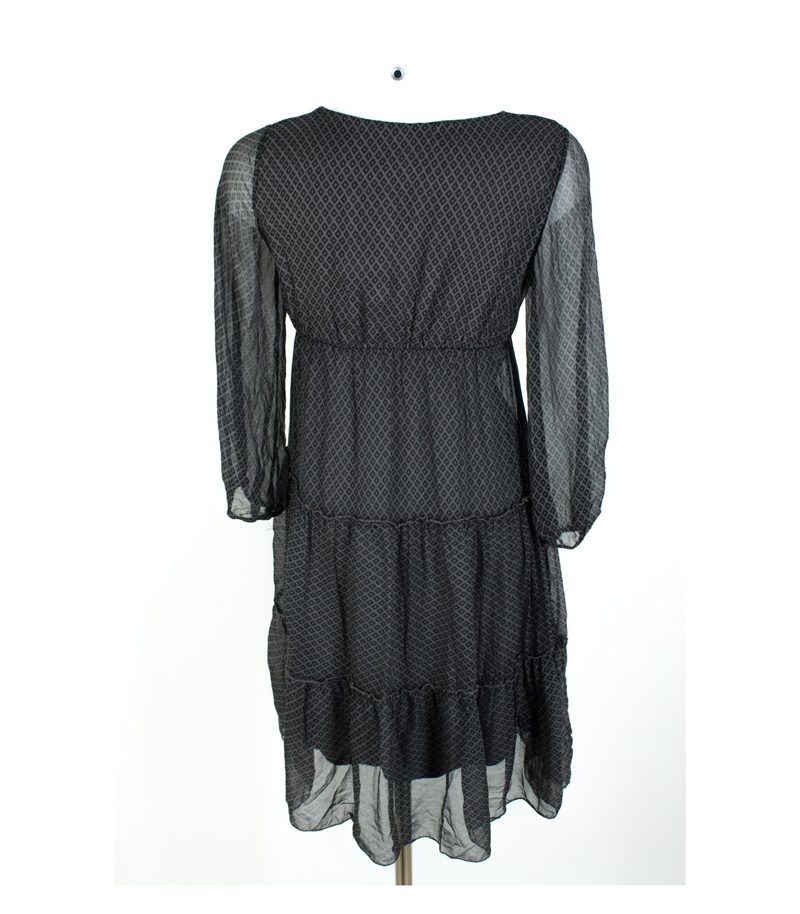 King Kong Kleid hoch angesetzter Taille Gr. S/DE 36 100% Seide – Foto 3
