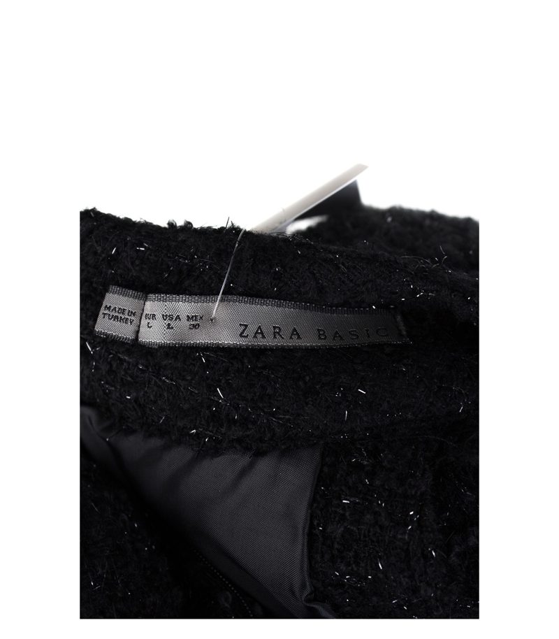 ZARA Flauschiges Kleid knielang Gr. M/DE 38 NEU – Foto 4