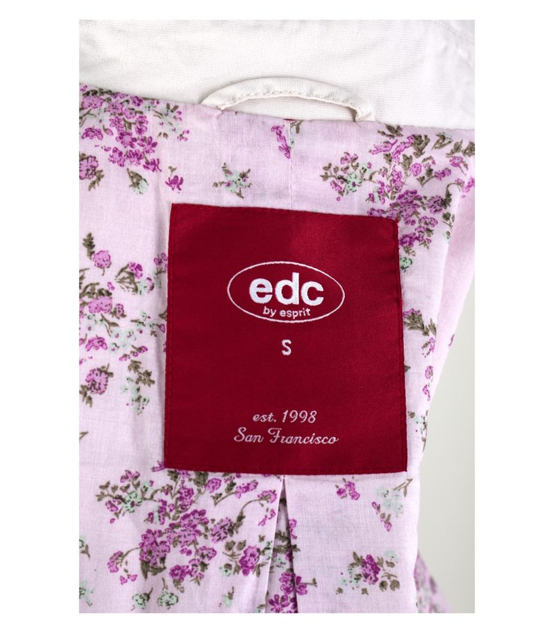 ebc by esprit Damen Übergangsjacke Gr. S/DE 36 100% Baumwolle – Foto 4