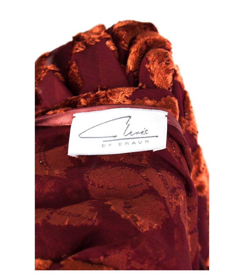 Chris By Braun Transparente Bluse Lagenlook Longbluse Kurzarm Gr. 38 Seide – Foto 4