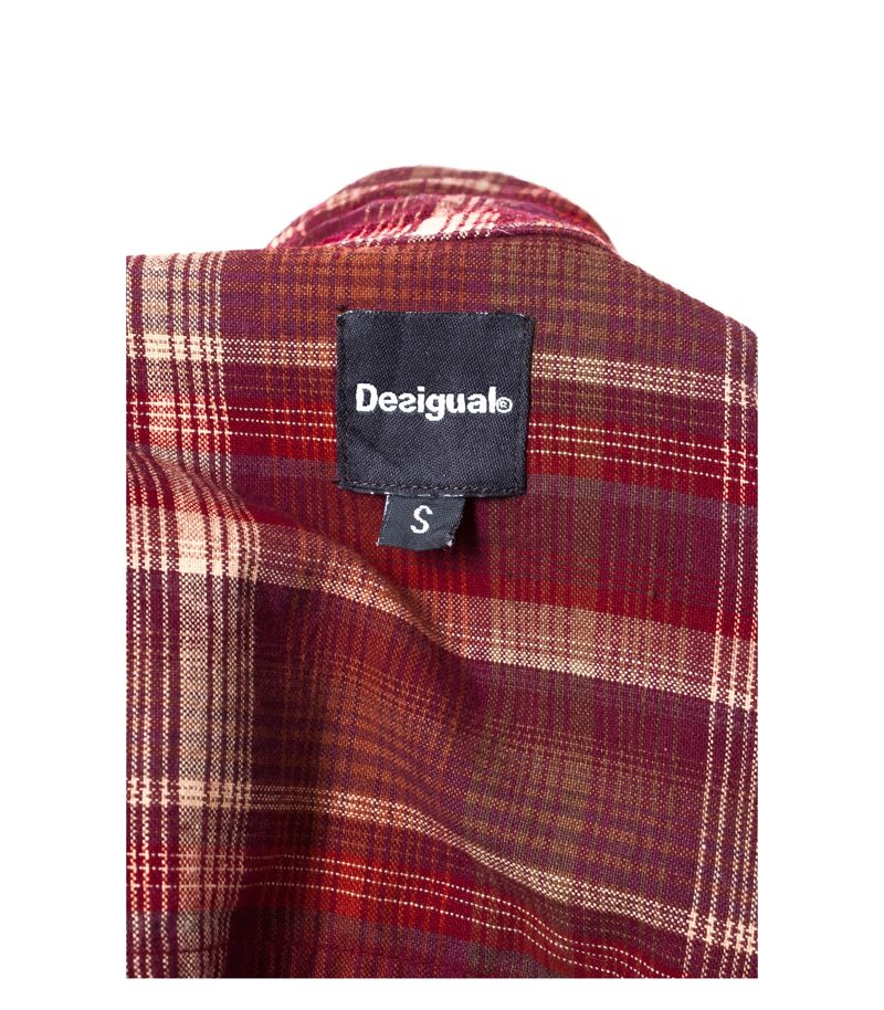 Desigual Hemd kariert Gr. S ( Kragenweite 38 cm ) Baumwolle NEU – Foto 4