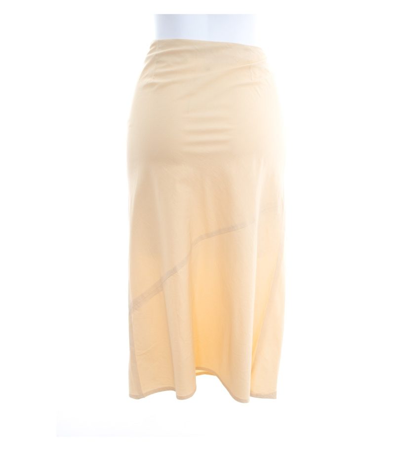 COSTUME NATIONAL Damen Rock Sommerrock Pastellgelb Gr. IT 40 DE 36 – Foto 2