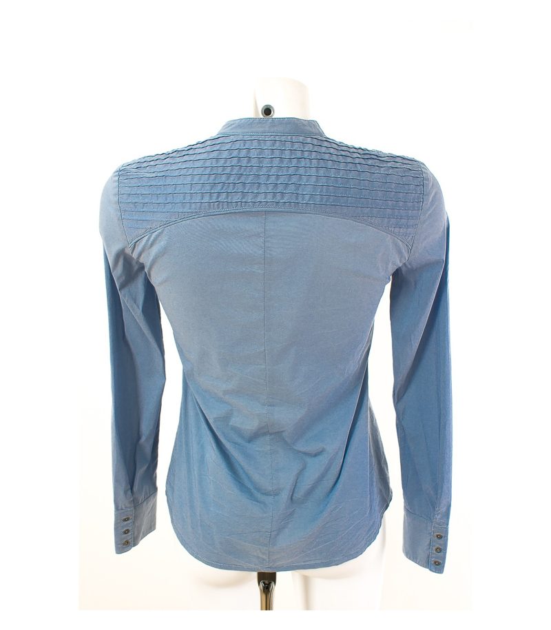 manoukian Bluse Hemdbluse Gr. XS/DE 34 Baumwolle – Foto 3