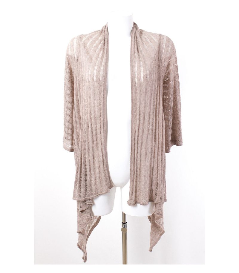 alice+olivia Damen 7/8 Arm Strickjacke/Cardigan Gr. XS/DE 34 Leinen – Foto 1