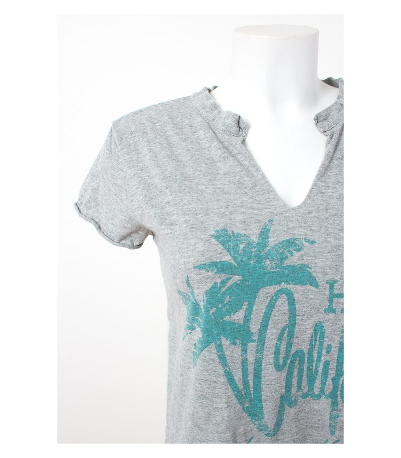ERIKA CAVALLINI by SEMI-COUTURE Damen T-Shirt Seideneinsatz Gr. M/DE 38 – Foto 2