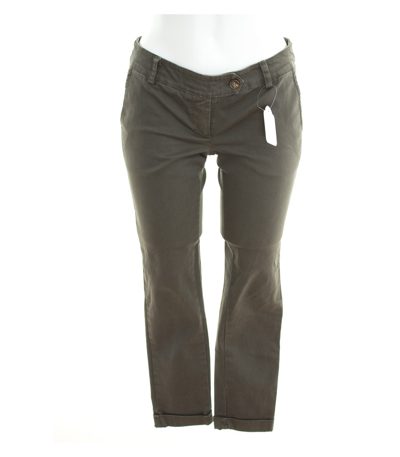 IMPERIAL Damen Hose Chinos Gr. XS Khaki Baumwolle