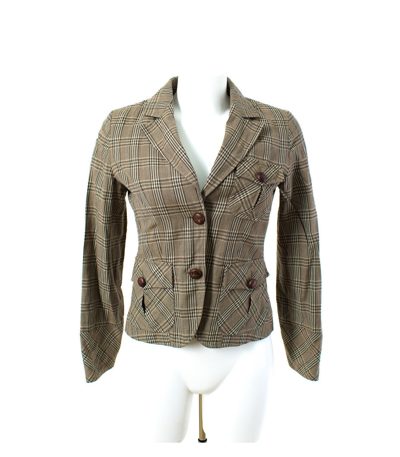 PIU & PIU Blazer Gr. 36 Leinen-Baumwolle-Mix