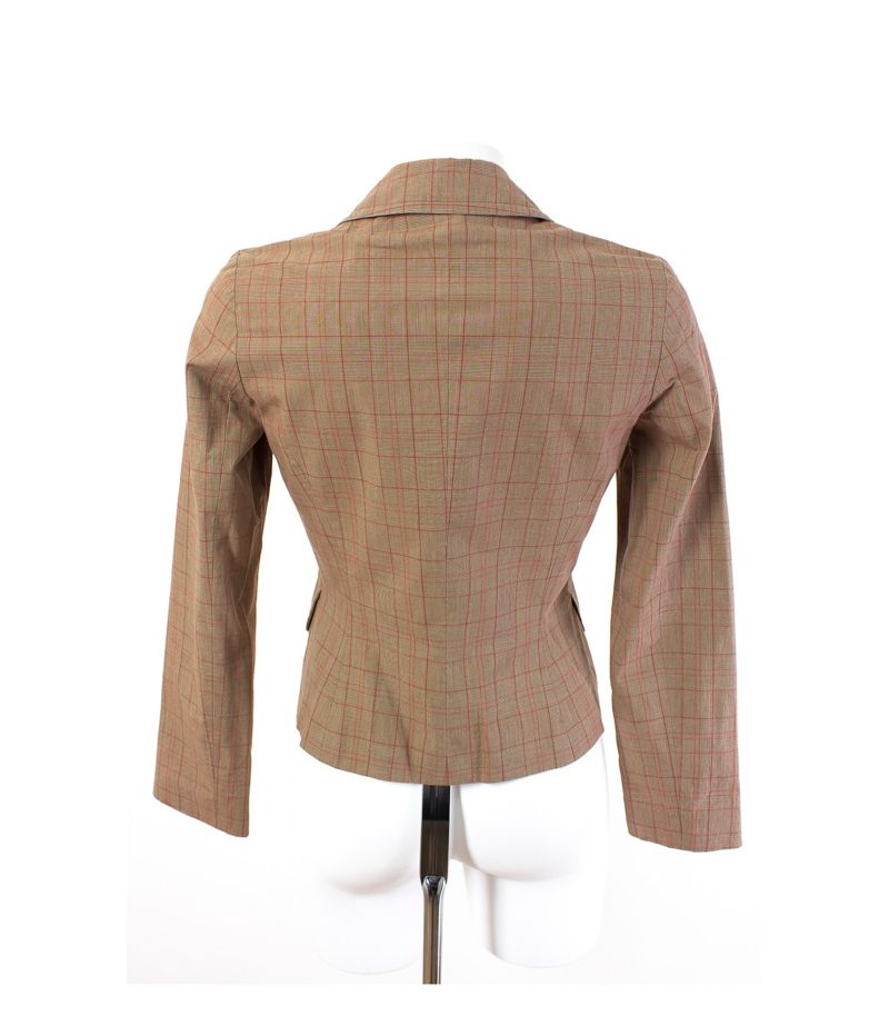 PIU & PIU Blazer Gr. 36 kariert 100% Baumwolle – Foto 3