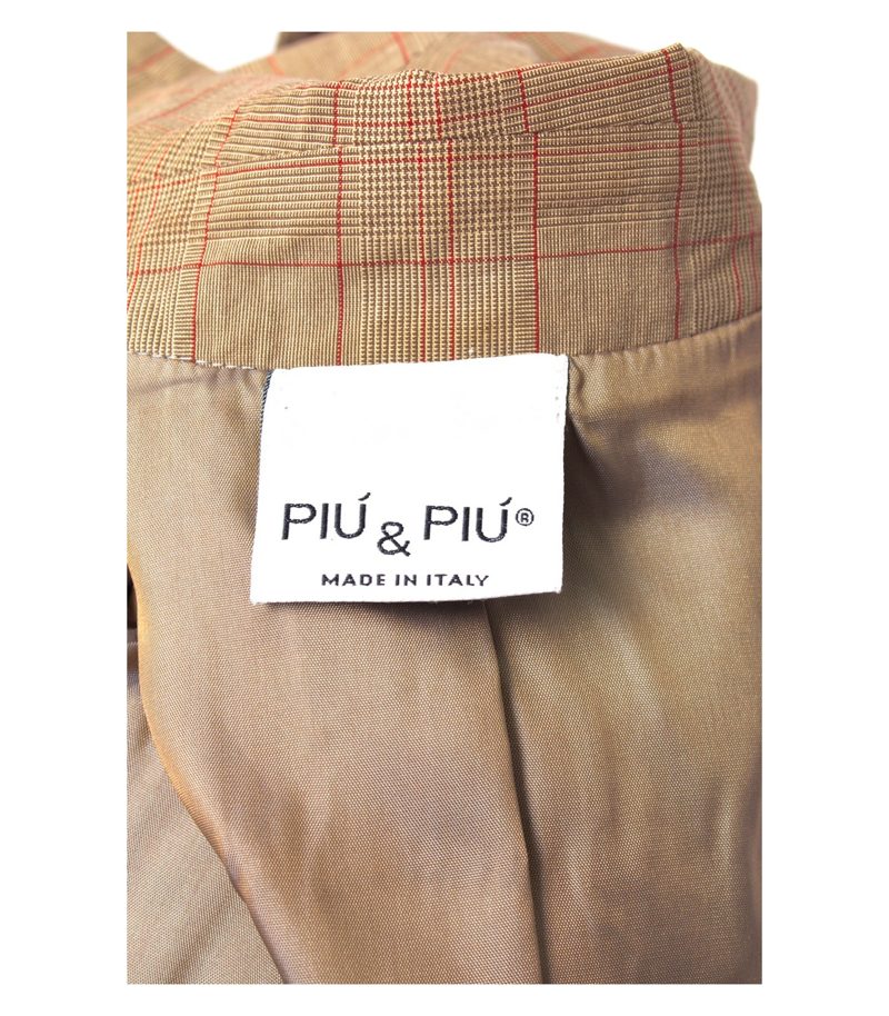 PIU & PIU Blazer Gr. 36 kariert 100% Baumwolle – Foto 4