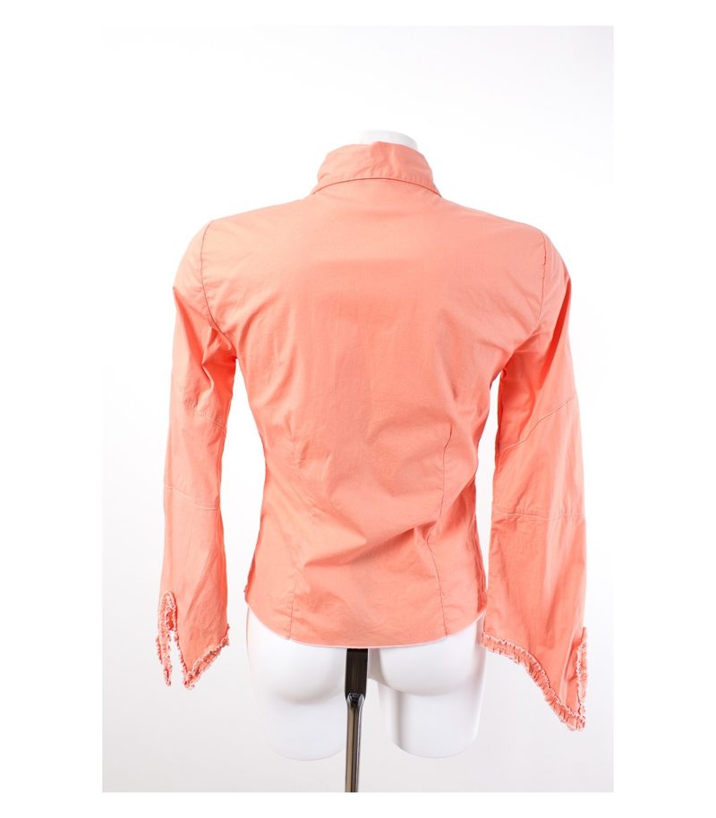 Bottega Stretchbluse Bluse Hemdbluse Gr. S/DE 36 Baumwolle-Elasthan-Mix – Foto 3
