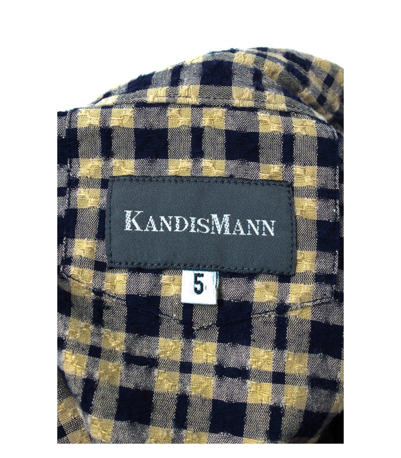 KANDIS & KANDISMANN Hemd kariert Gr. 5 (entspricht XL/Kragenweite 43 cm) – Foto 4