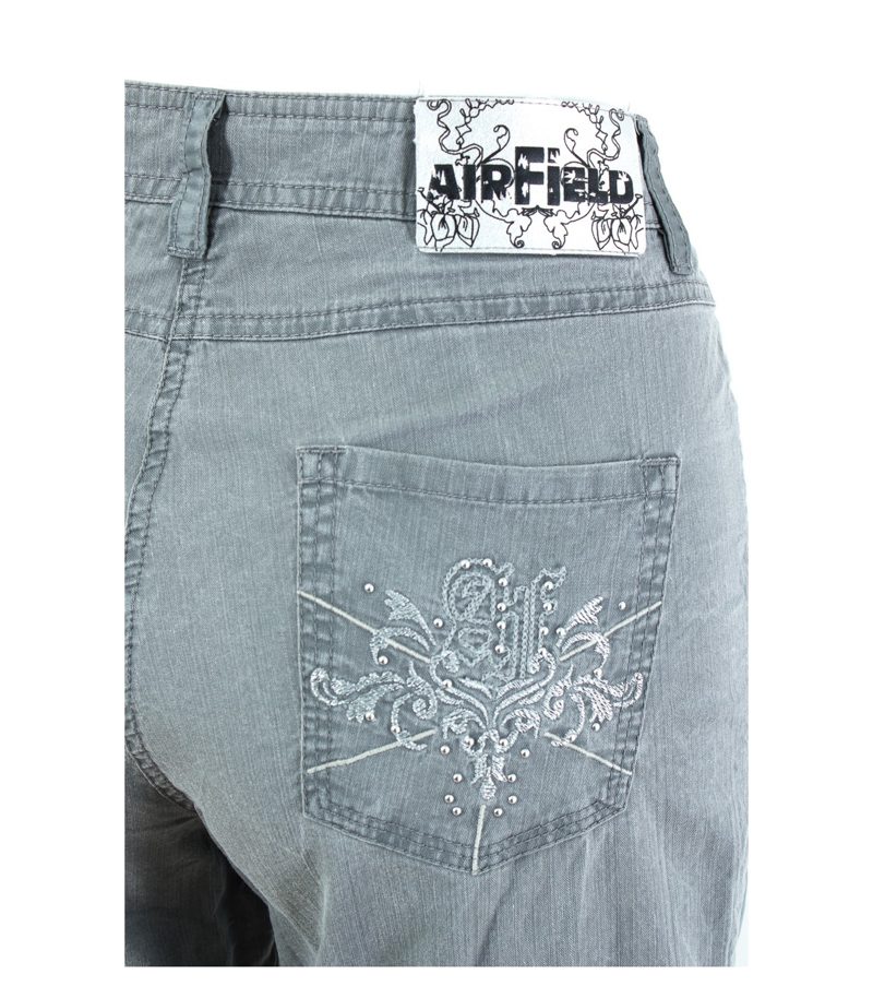 AIRFIELD Damen 7/8 Hose Gr. 38 Baumwolle-Elasthan-Mix Röhrenhose knöchellang – Foto 3