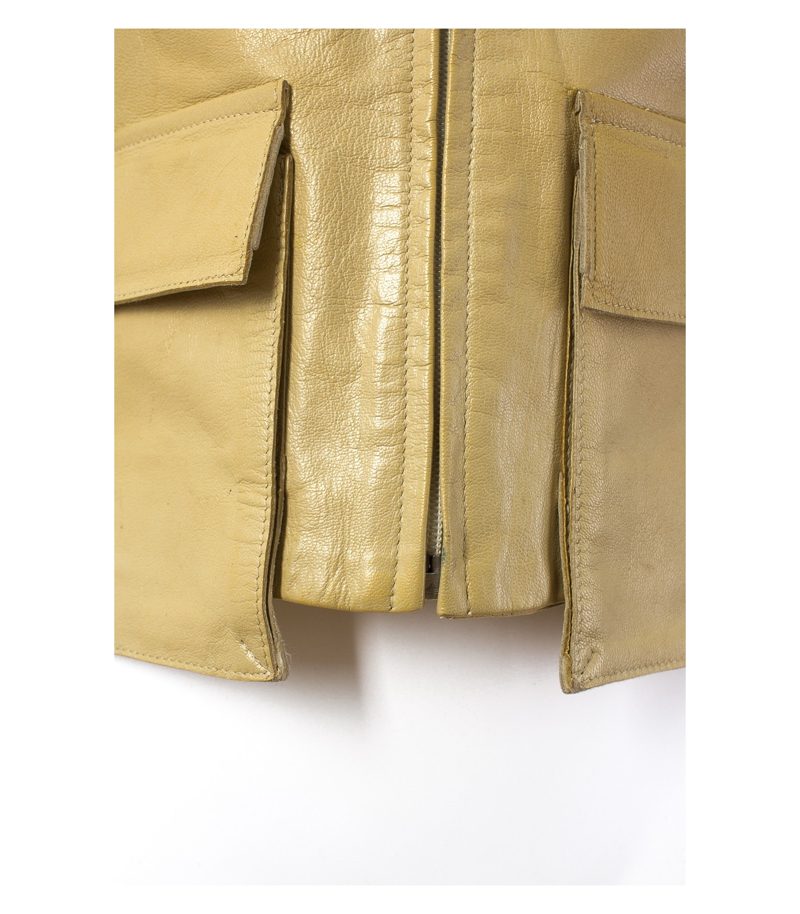 DKNY Kinder Mädchenjacke Lederjacke Gr. 10 Jahre Leder – Foto 3