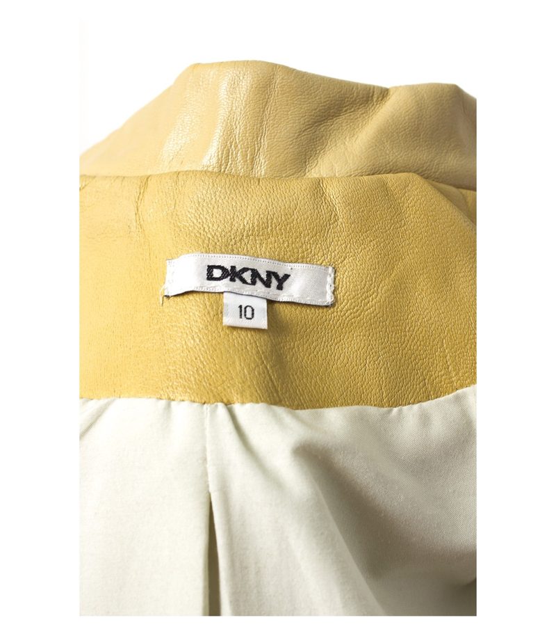 DKNY Kinder Mädchenjacke Lederjacke Gr. 10 Jahre Leder – Foto 5