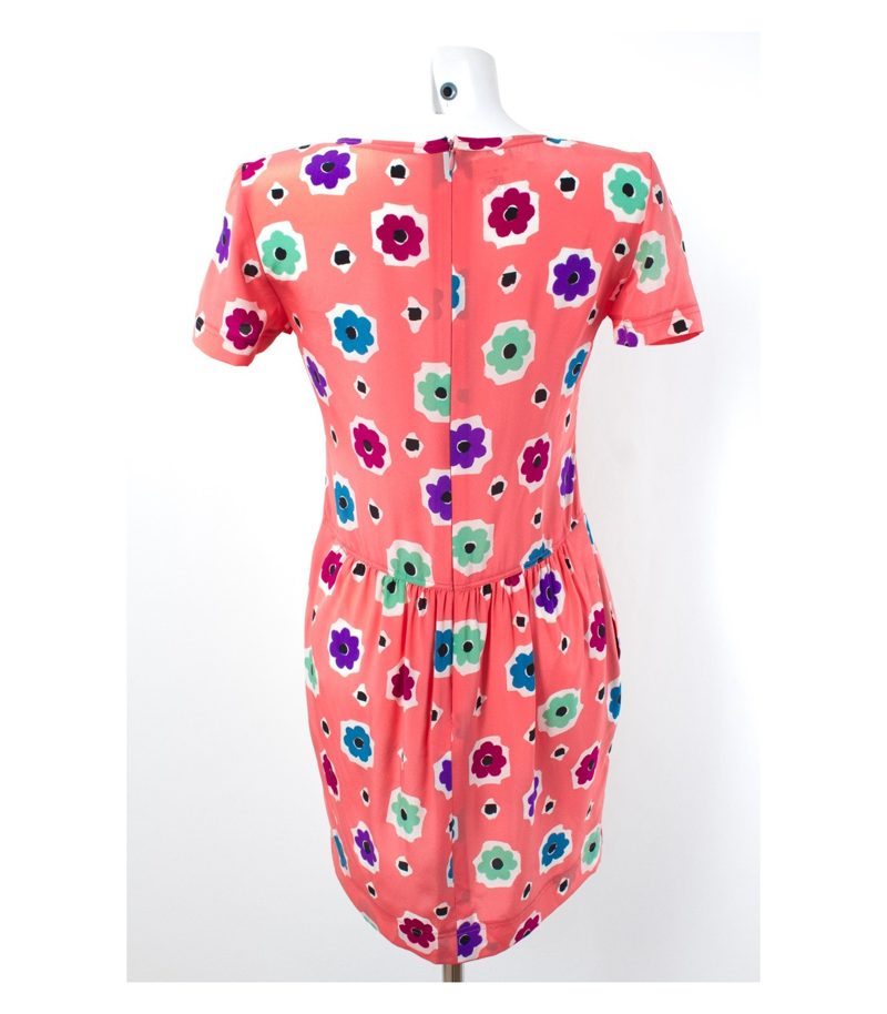CRISCA Kleid Sommerkleid 100% Gr. 38 Seide – Foto 3