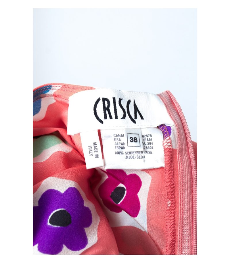 CRISCA Kleid Sommerkleid 100% Gr. 38 Seide – Foto 4