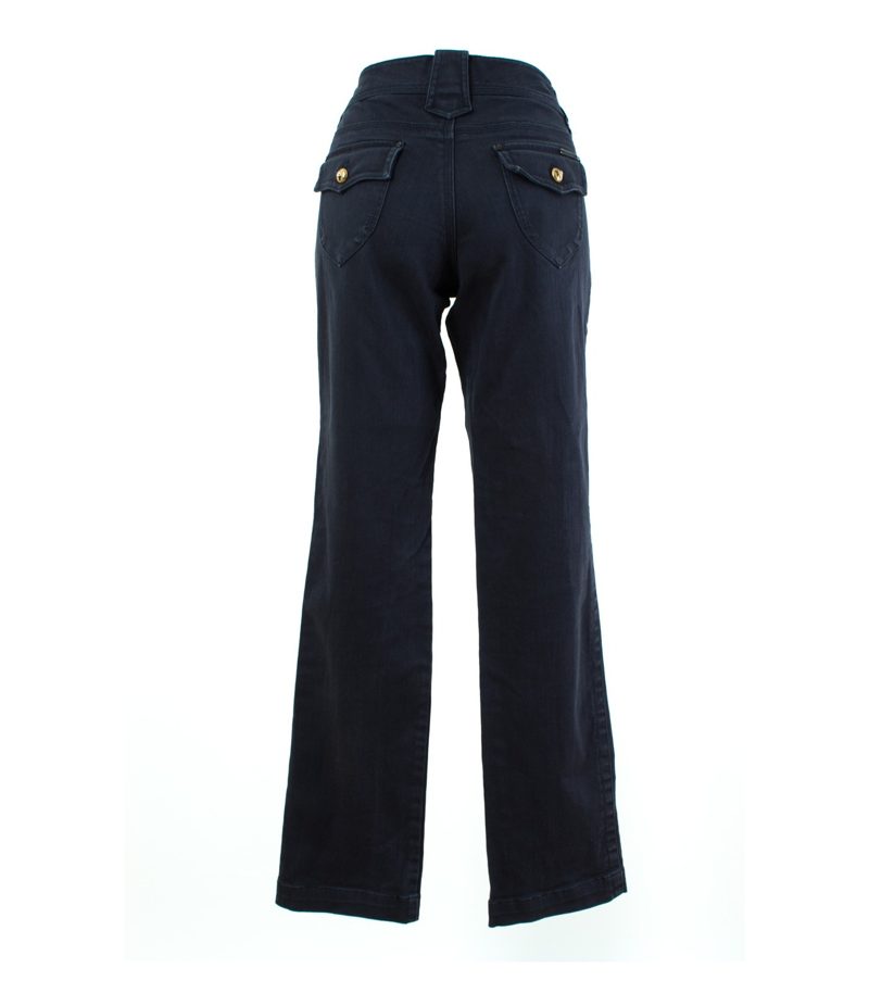 Massimo Dutti Jeans Gerades Bein Baumwollhose Pant Gr. 38 Denim – Foto 2