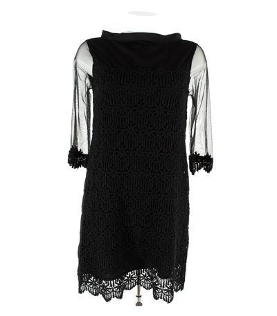 TWIN SET SIMONA BARBIERI Damen Kleid Abendkleid Spitze Lace Gr. S