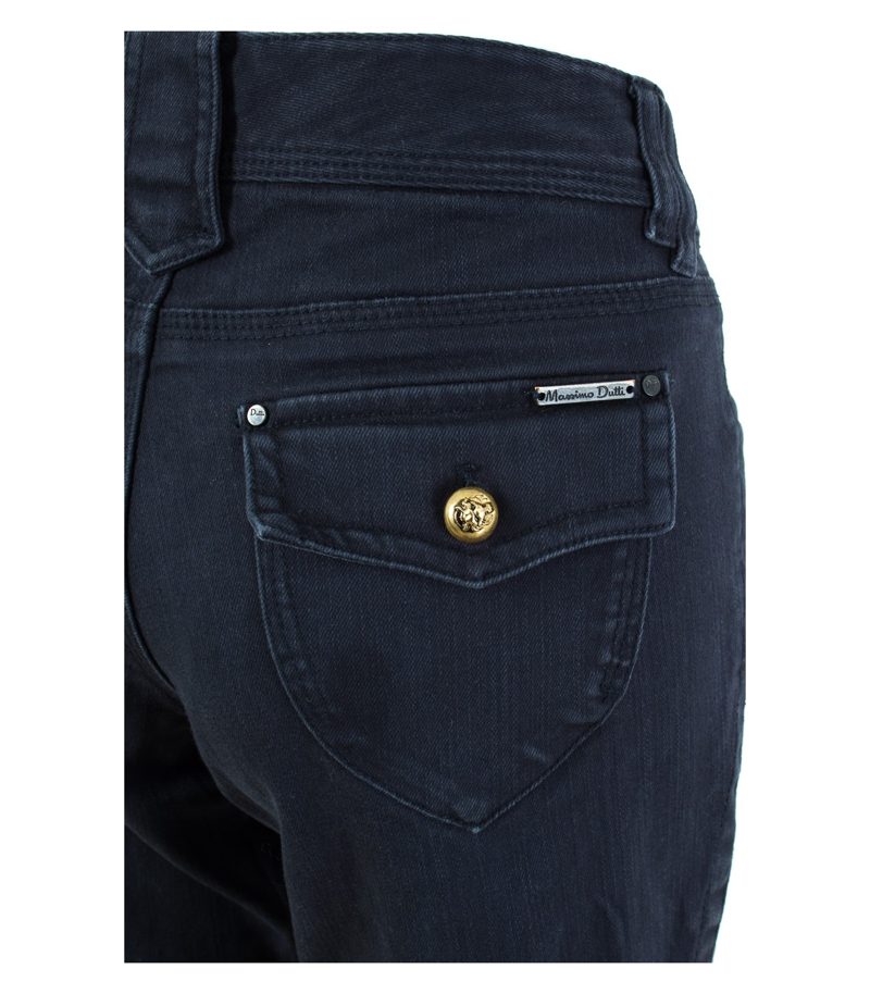 Massimo Dutti Jeans Gerades Bein Baumwollhose Pant Gr. 38 Denim – Foto 4