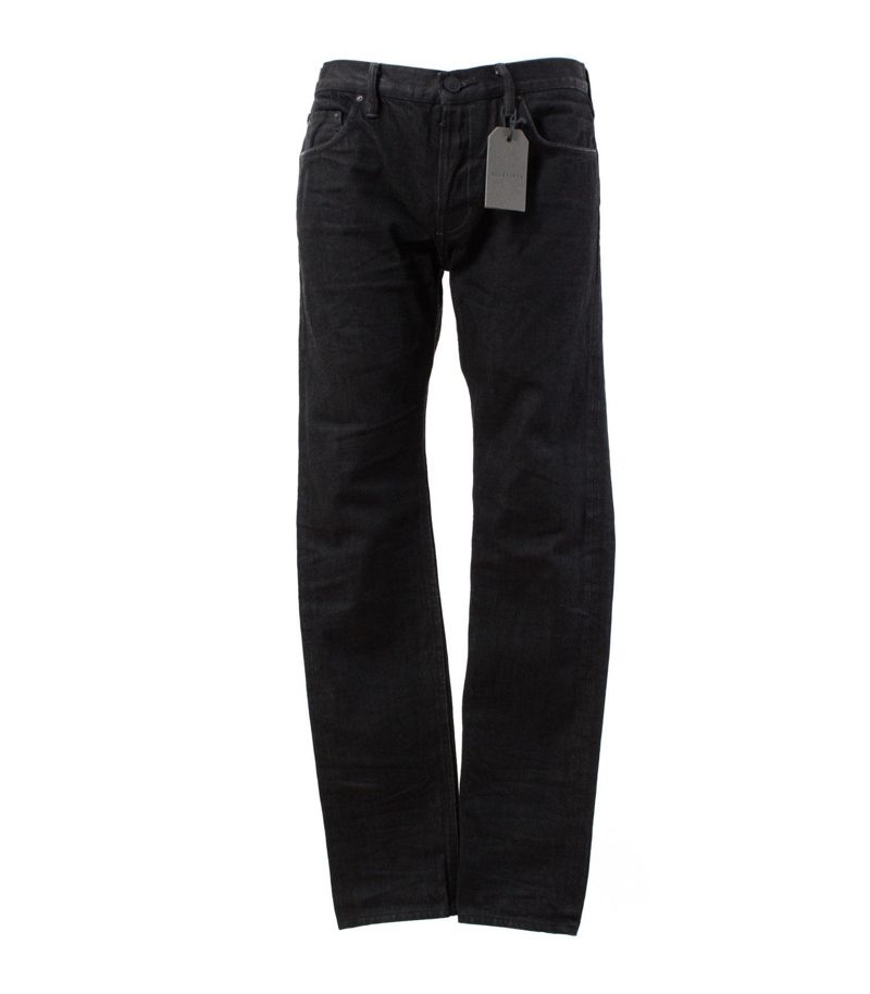 ALLSAINTS Herren Skinny Fit Jeans Gr. W32 Schwarz Baumwolle NEU – Foto 1