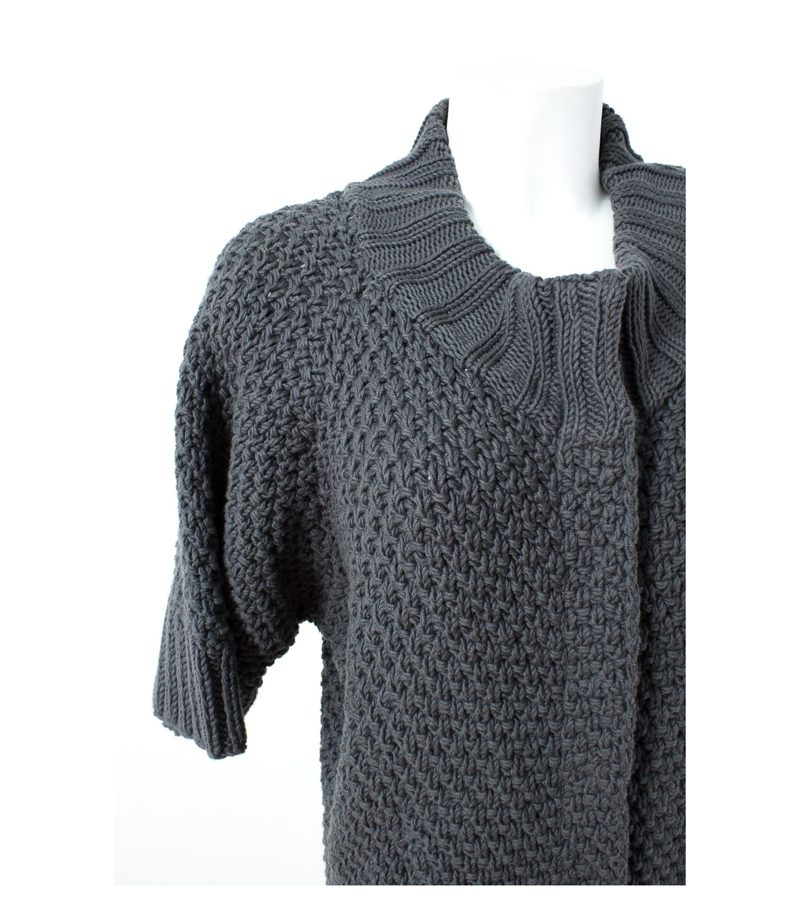 COS Damen 1/2 Arm Strickjacke Cardigan Gr. M/DE 38 100% Baumwolle – Foto 2