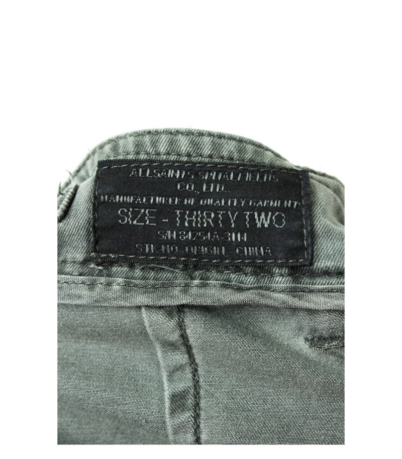 Allsaints Spitalfields Jeans Sommer Baumwollhose Used-Effekt Chino Gr. 32 – Foto 4