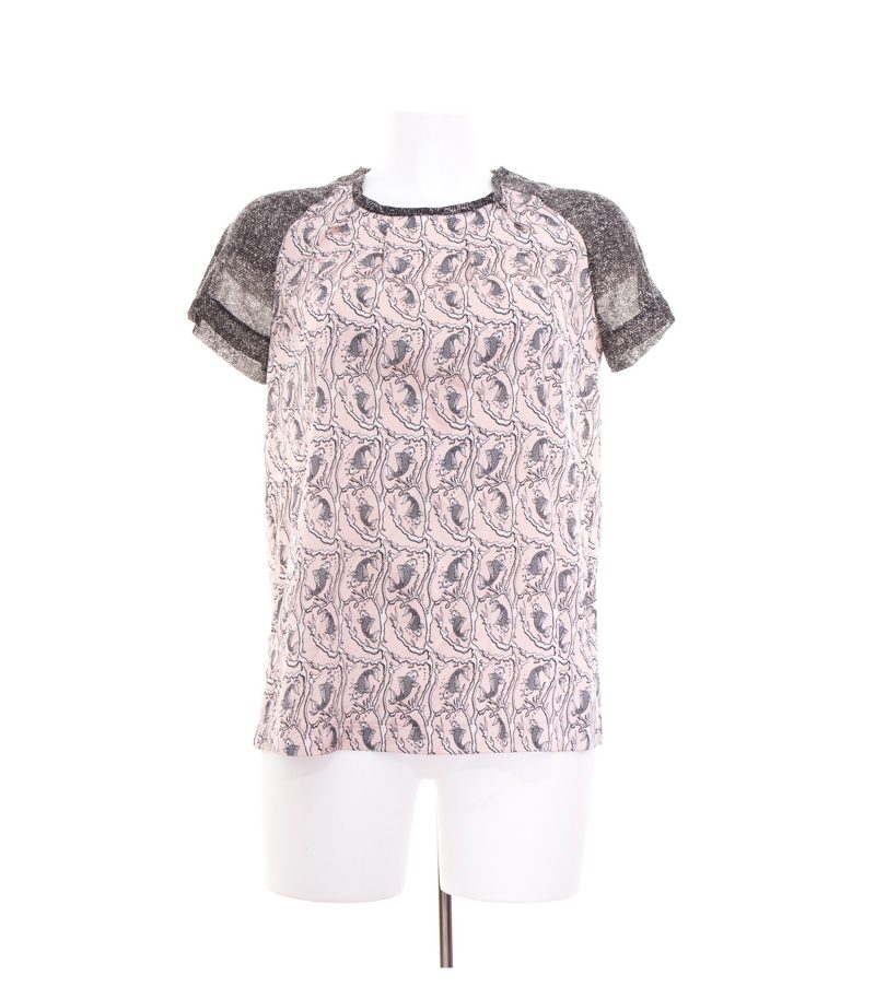 AVOCA Damen Shirt Bluse Freizeitshirt T-Shirt Gr. 1 DE 36 Mehrfarbig – Foto 1