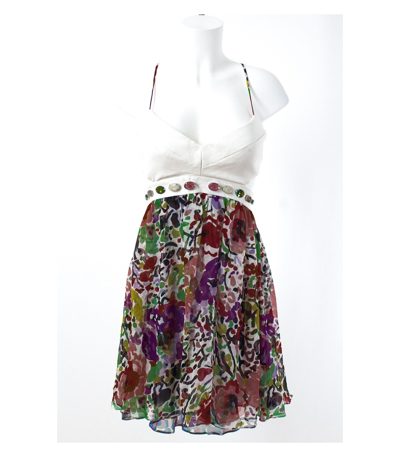Meghan Los Angeles Kleid Gr.8/DE 36 Seidenkleid Sommer Cocktailkled 100% Seide