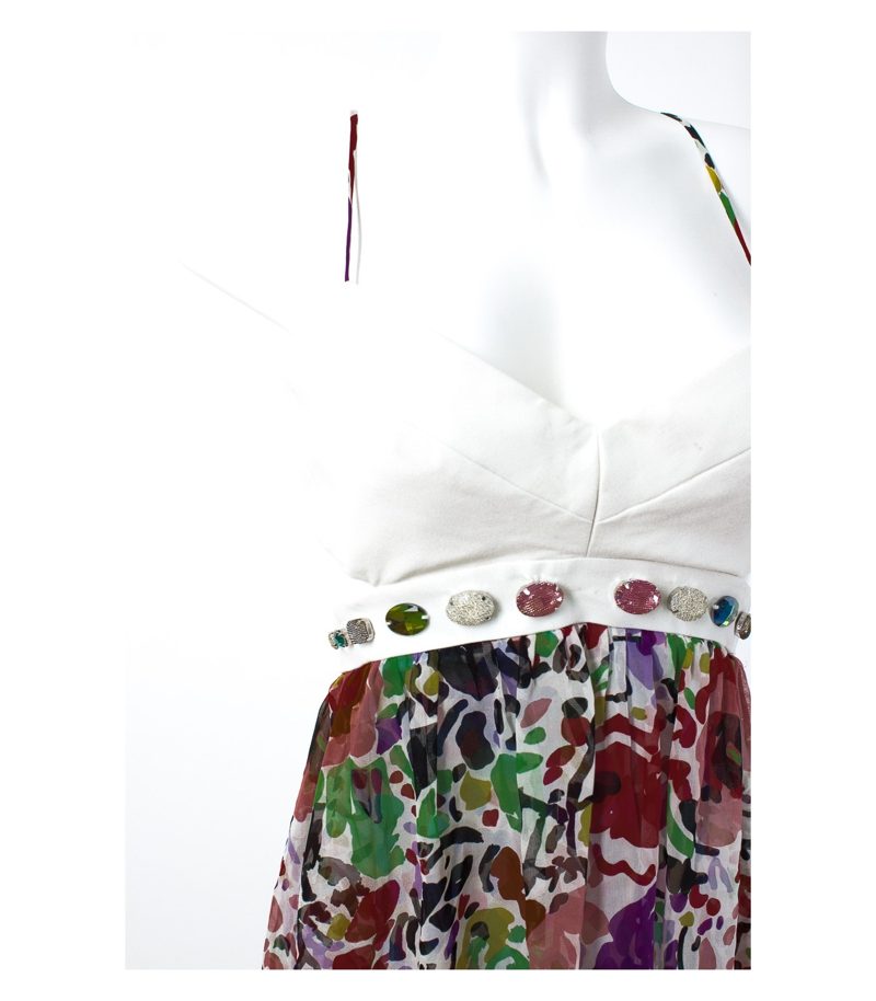 Meghan Los Angeles Kleid Gr.8/DE 36 Seidenkleid Sommer Cocktailkled 100% Seide – Foto 2
