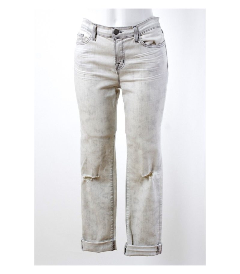 J BRAND Jeans Abriebstellen, Used Destroyed Jeans Gr. 30 Röhre Used-Optik – Foto 1