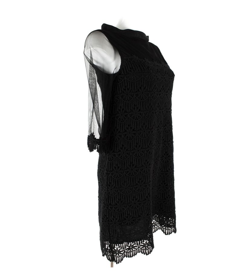 TWIN SET SIMONA BARBIERI Damen Kleid Abendkleid Spitze Lace Gr. S – Foto 2
