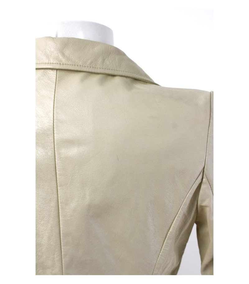 CLOSED Blazer Lederjacke Damenjacke Lederblazer Leather Gr. M/38 – Foto 2